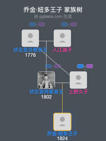 乔金·妞多王子家族树全览