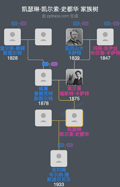 凯瑟琳·凯尔索·史都华家族树全览