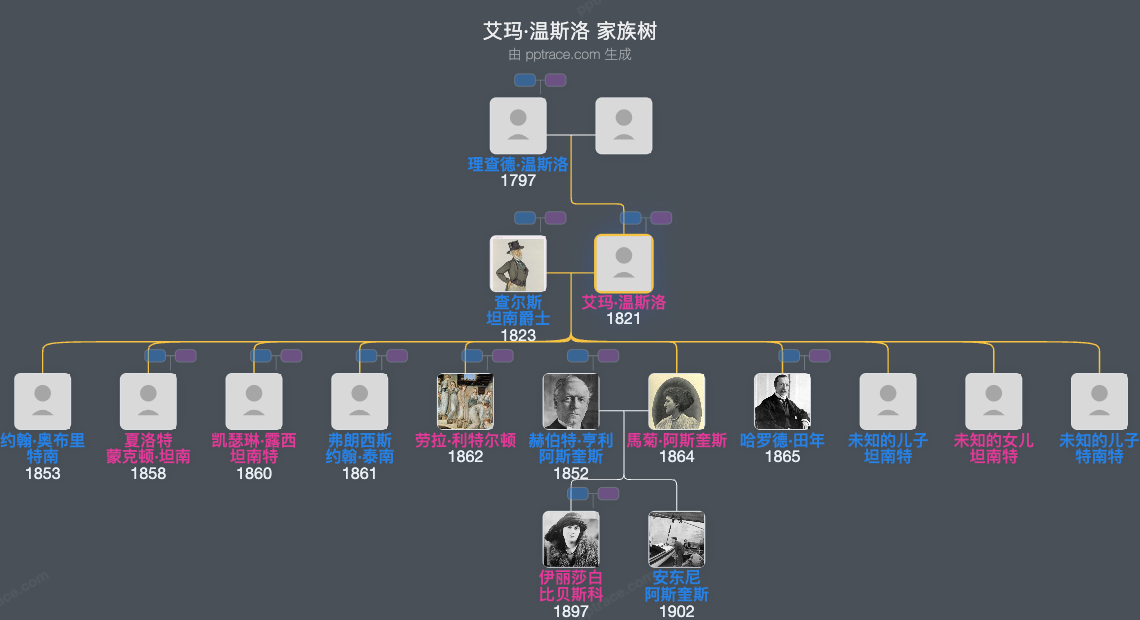 艾玛·温斯洛家族树全览