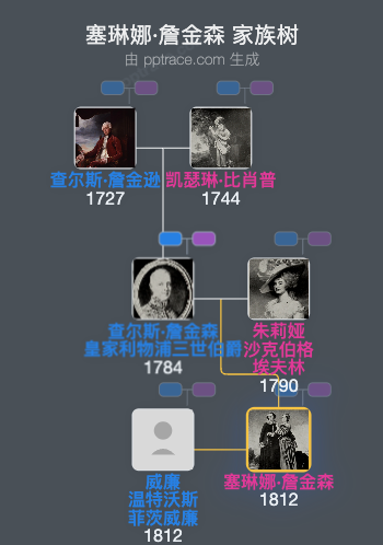 塞琳娜·詹金森家族树全览