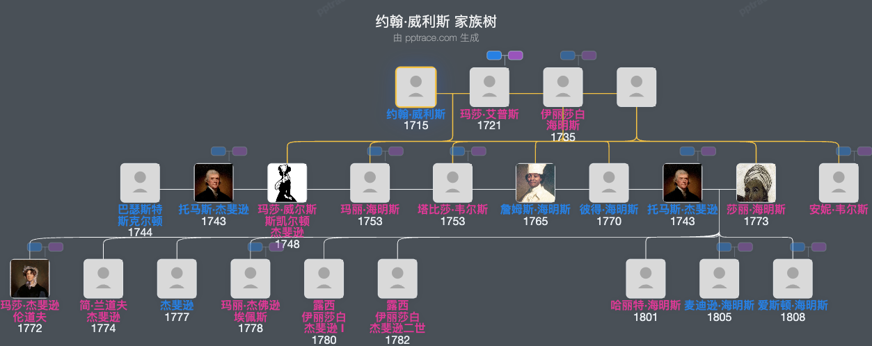 约翰·威利斯家族树全览