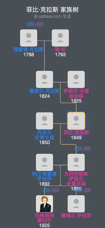 菲比·克拉斯家族树全览