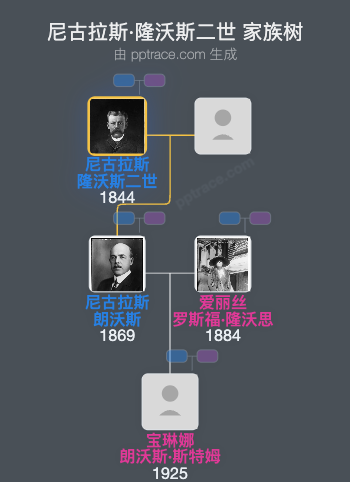 尼古拉斯·隆沃斯二世家族树全览