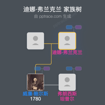 迪娜·弗兰克兰家族树全览