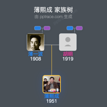 薄熙成 家族树全览