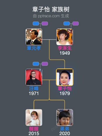 章子怡 家族树全览