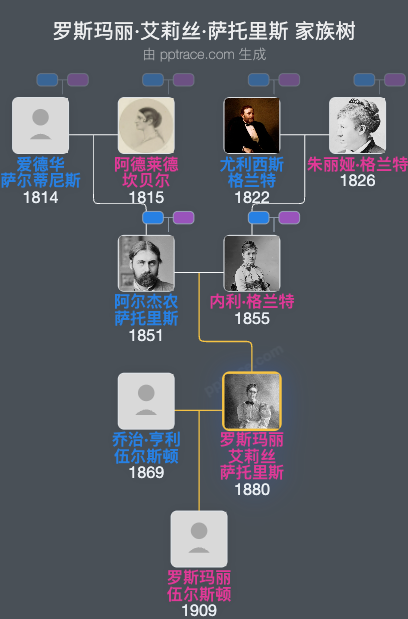 罗斯玛丽·艾莉丝·萨托里斯家族树全览