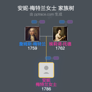 安妮·梅特兰女士家族树全览