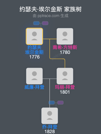 约瑟夫·埃尔金斯家族树全览