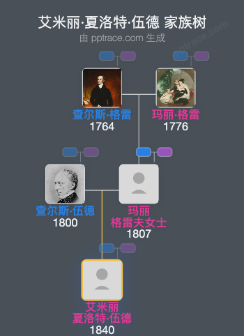 艾米丽·夏洛特·伍德家族树全览
