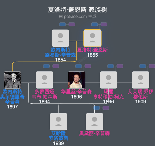 夏洛特·盖恩斯家族树全览