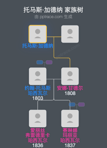 托马斯·加德纳家族树全览
