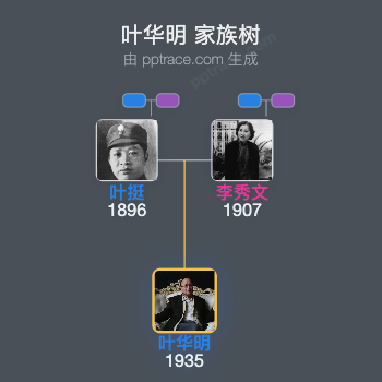 叶华明 家族树全览