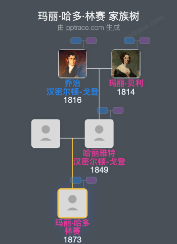 玛丽·哈多·林赛家族树全览