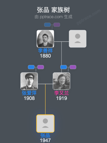 张品 家族树全览