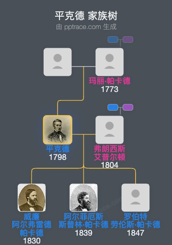 平克德, 史密斯家族树全览