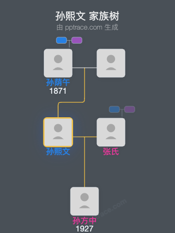 孙熙文家族树全览