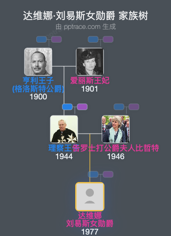 达维娜·刘易斯女勋爵家族树全览